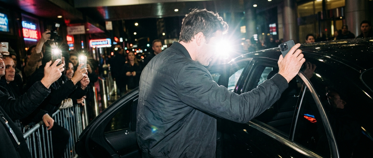 Katie Price ex Lee Andrews shields himself while entering a car after hints of his Dubai jail release — Katie Price's Ex L…