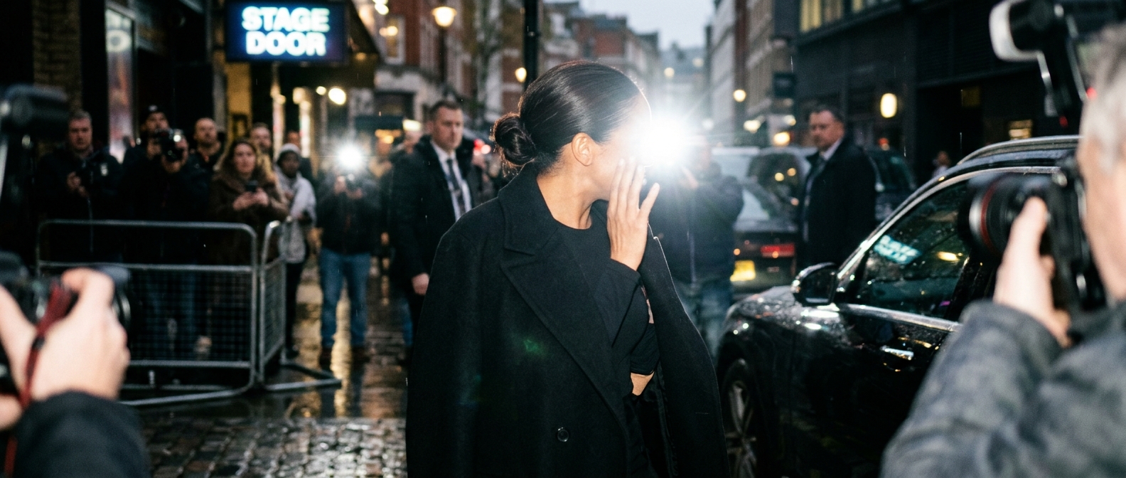 Alexandra Burke seen from behind as she heads to a car after a London stage performance — Alexandra Burke Tells All on Tha…
